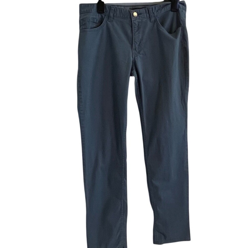 Womens 12 Large Blue Michael Kors 30 32 Straight Leg Khaki Parker Slim Fit‎ EUC